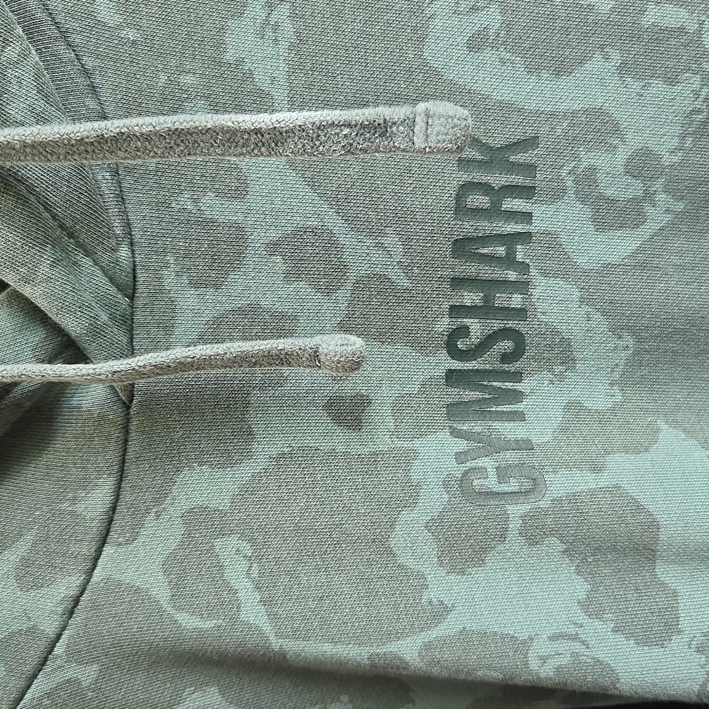 Gymshark Teal Camo Hoodie